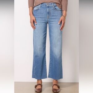 NWT 7 FOR ALL MANKIND CROPPED WIDE LEG ALEXA JEANS